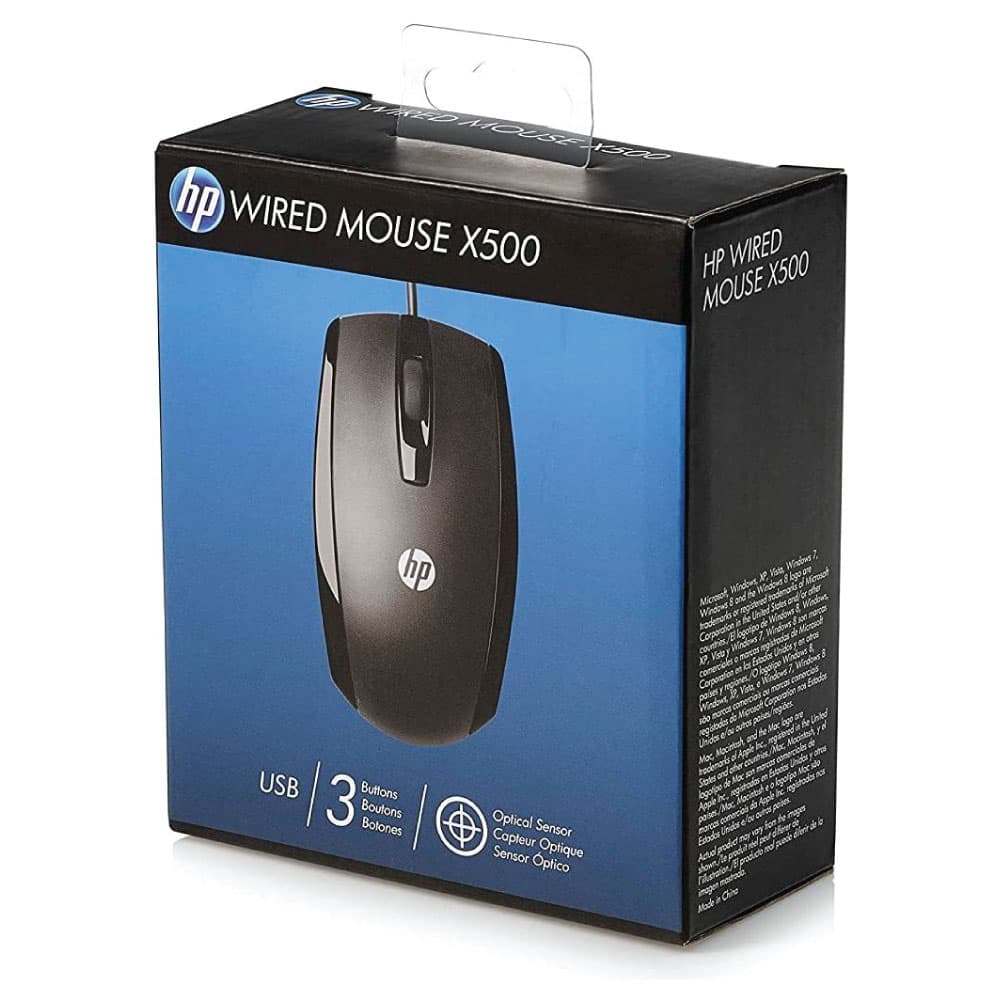 HP X500 Wired Optical Mouse