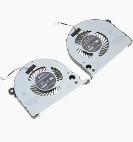 Dell Inspiron 7577 CPU and GPU Cooling Fan Pair