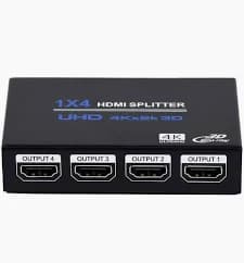 4K HDMI Splitter 1 In 4 Out 4-Way Video Distributor