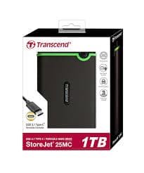 Transcend 1TB Portable External Hard Drive USB 3.0 HDD