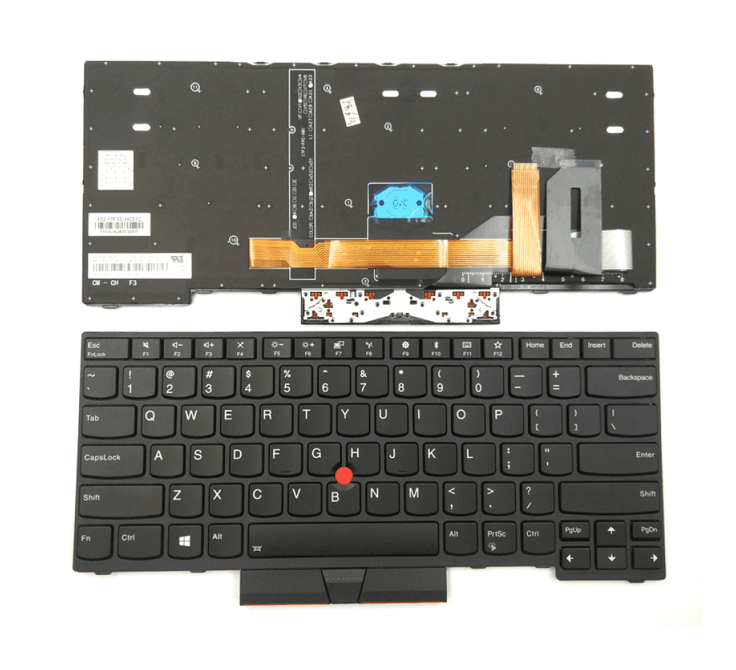 Lenovo ThinkPad E480 T490 Laptop Keyboard Replacement US Layout Backlit Non Backlit Compatible E480 T490 Series