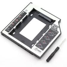 Universal 12.7mm SATA 2nd SSD HDD Hard Drive Caddy for DVD-ROM CD Optical Bay