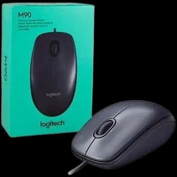 Logitech M90 Wired Optical Mouse  USB Plug and Play 1000 DPI
